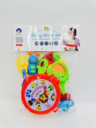 НАБОР БАРАБАН И ПОГРЕМУШКИ
