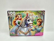 ПАЗЛЫ 100 элементов. ПРИНЧЕССА НА ЛОШАДИ (арт. УК100-0238)